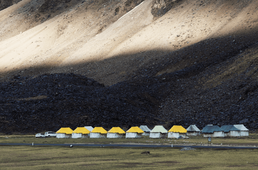 Sarchu camp site India