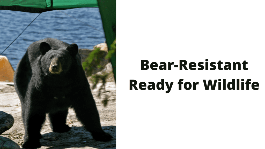 Bear-Resistant Ready for Wildlife