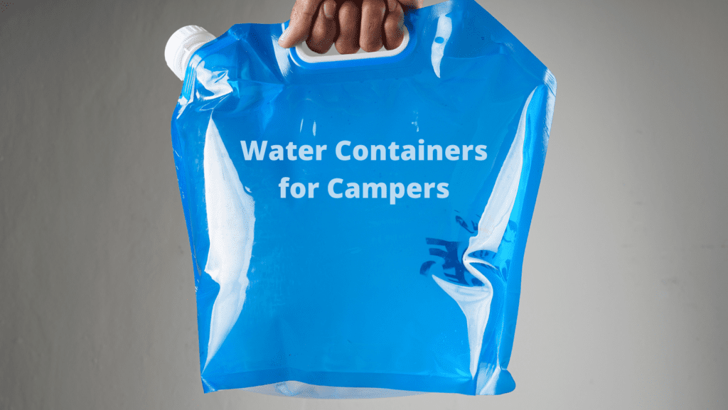 Water Containers for Campers