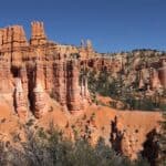 scenic view of canyon rock formation in utah