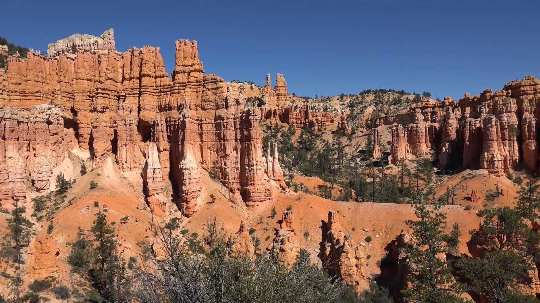 scenic view of canyon rock formation in utah