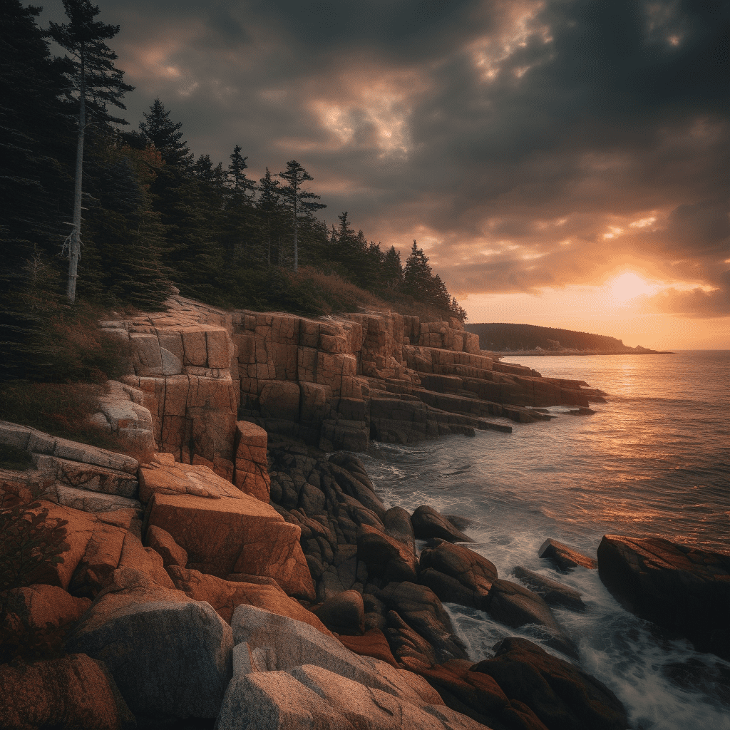 Acadia National Park coast