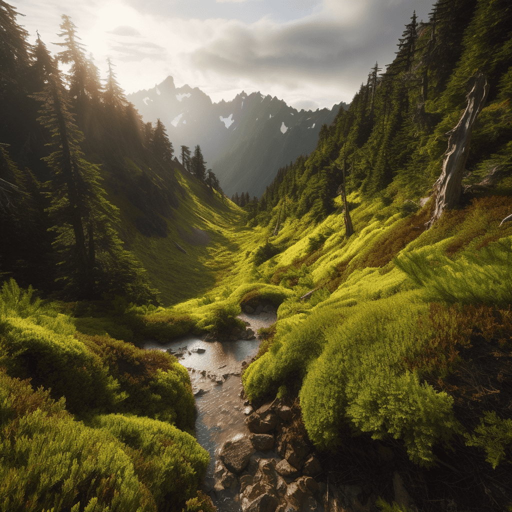 Olympic National Park small river