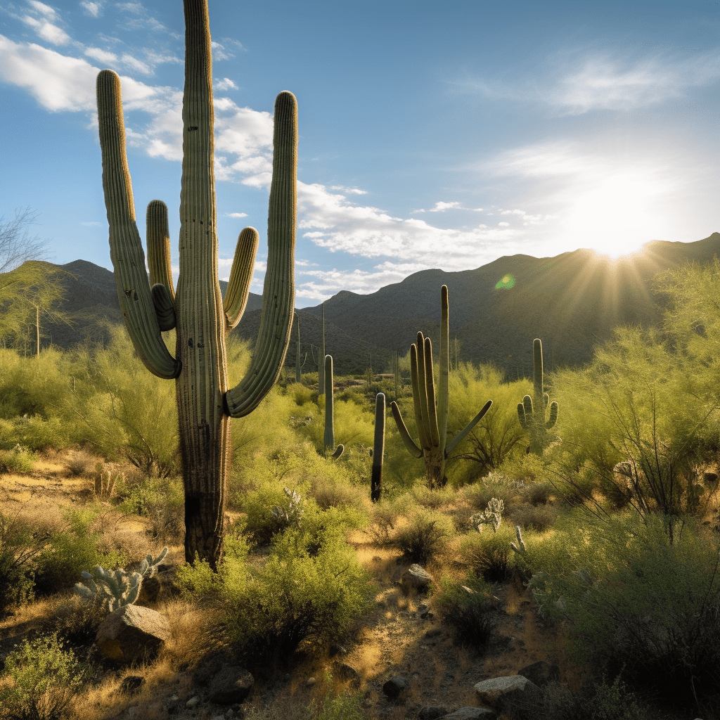 Saguaro National Park Sunset