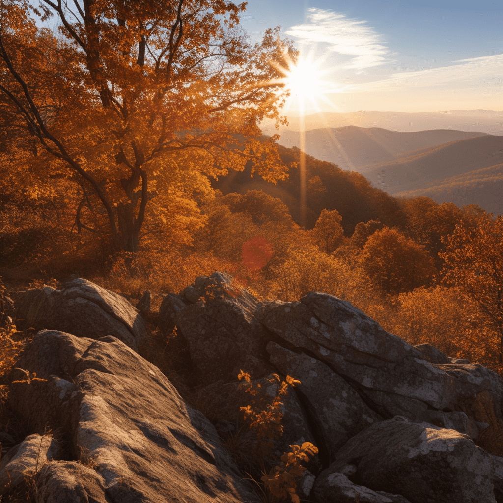 Shenandoah National Park Stunning Fall Photo