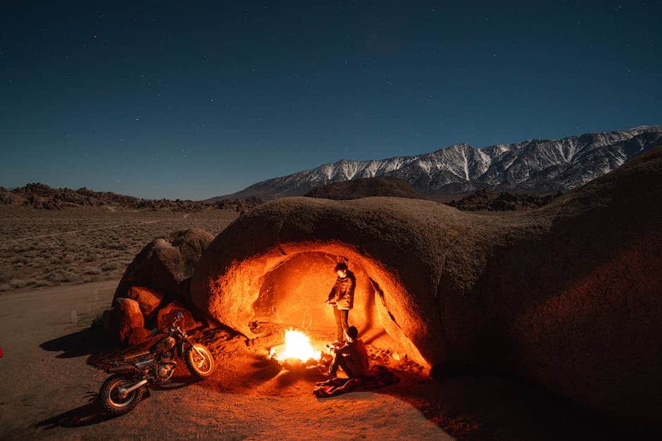 camping outside zion