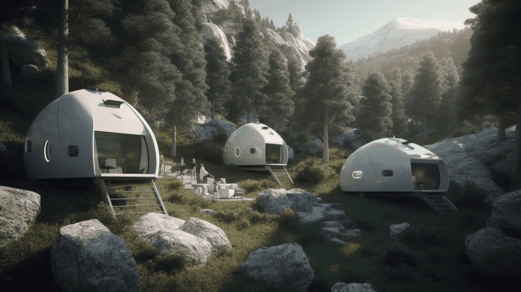 Eco Futuristic Summer Camping Experience