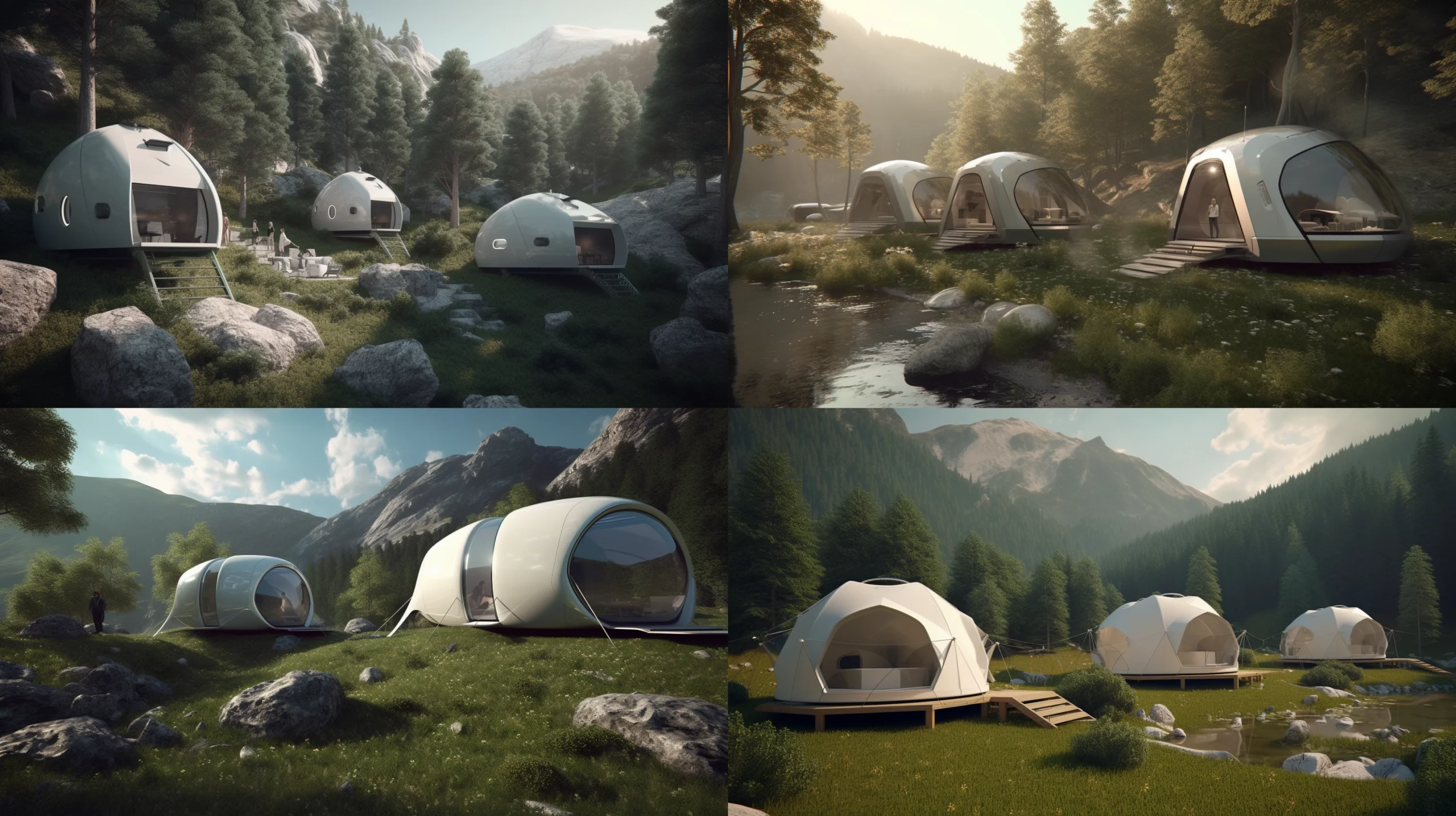 Eco Futuristic Summer Camping Experience Revolutionizing the Industry with Sustainable Technology scaled