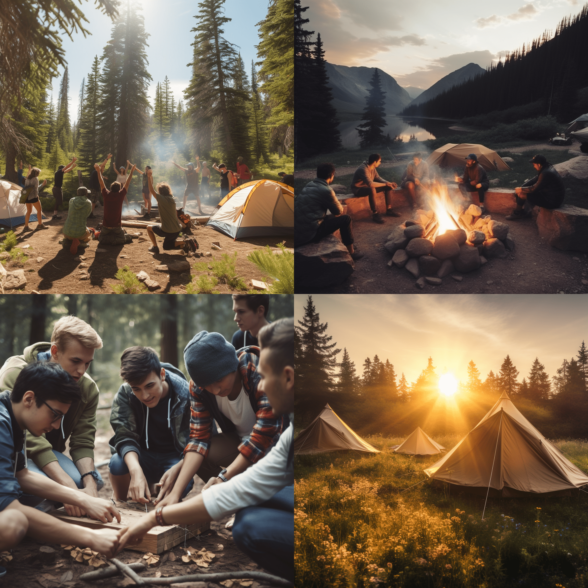 Top Outdoor Challenges and Team Building Activities for a Memorable Summer Camping Trip in the USA 1