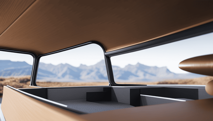 An image showcasing a step-by-step guide to building a pickup camper shell