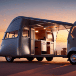 An image showcasing a step-by-step guide to building a teardrop camper