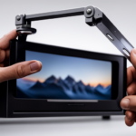 An image depicting a hands-on tutorial of mounting a magnetic TV mount to a camper