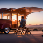An image showcasing a step-by-step construction process of a teardrop camper, highlighting the precise assembly of wooden panels, installation of windows, and the addition of sleek aluminum siding