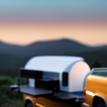An image capturing the perfect harmony between a sturdy truck bed and a compact camper