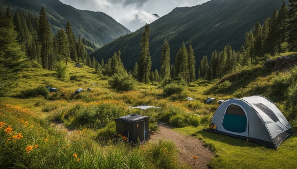 Eco-friendly Camping in the Mountains