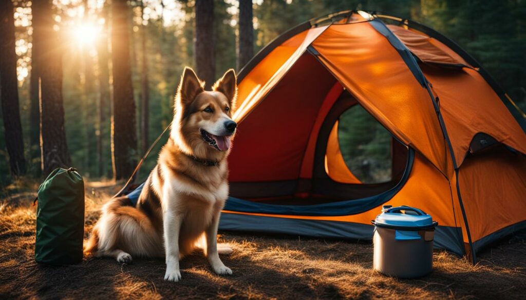 camping gear for dogs