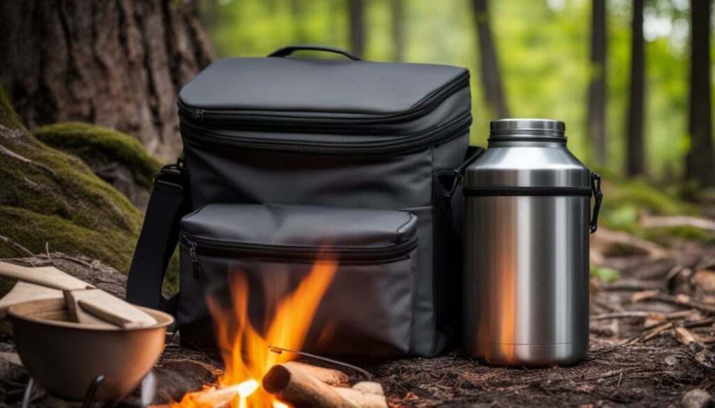 insulated cooler bag for camping