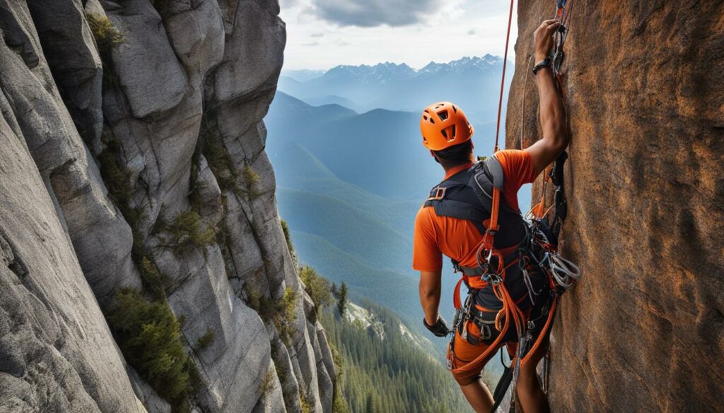 rock climbing harnesses