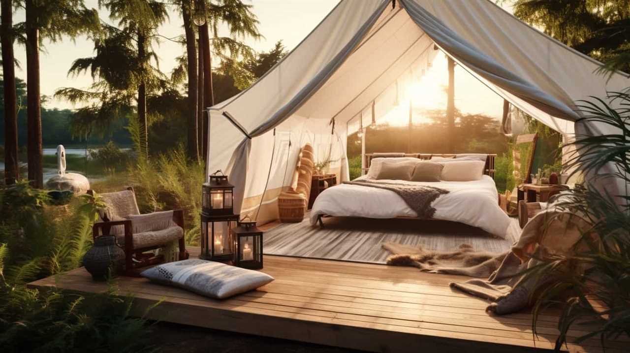 glamping tent definition