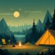 Glamping Thorsten Meyer Create an image of a serene glamping scene a cozy f491c415 b695 4c03 857d 1e7759165f38 IP410850 1