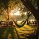 Glamping Thorsten Meyer Create an image of a serene glamping site nestled 444dcb68 46fc 44fe a9ef bd1bbd73e87e IP410859 5