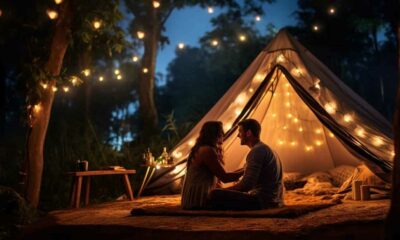 Glamping Thorsten Meyer Create an image showcasing a couple sitting under a6376982 0b89 4f38 836c c7236aa69ff5 IP410874 7