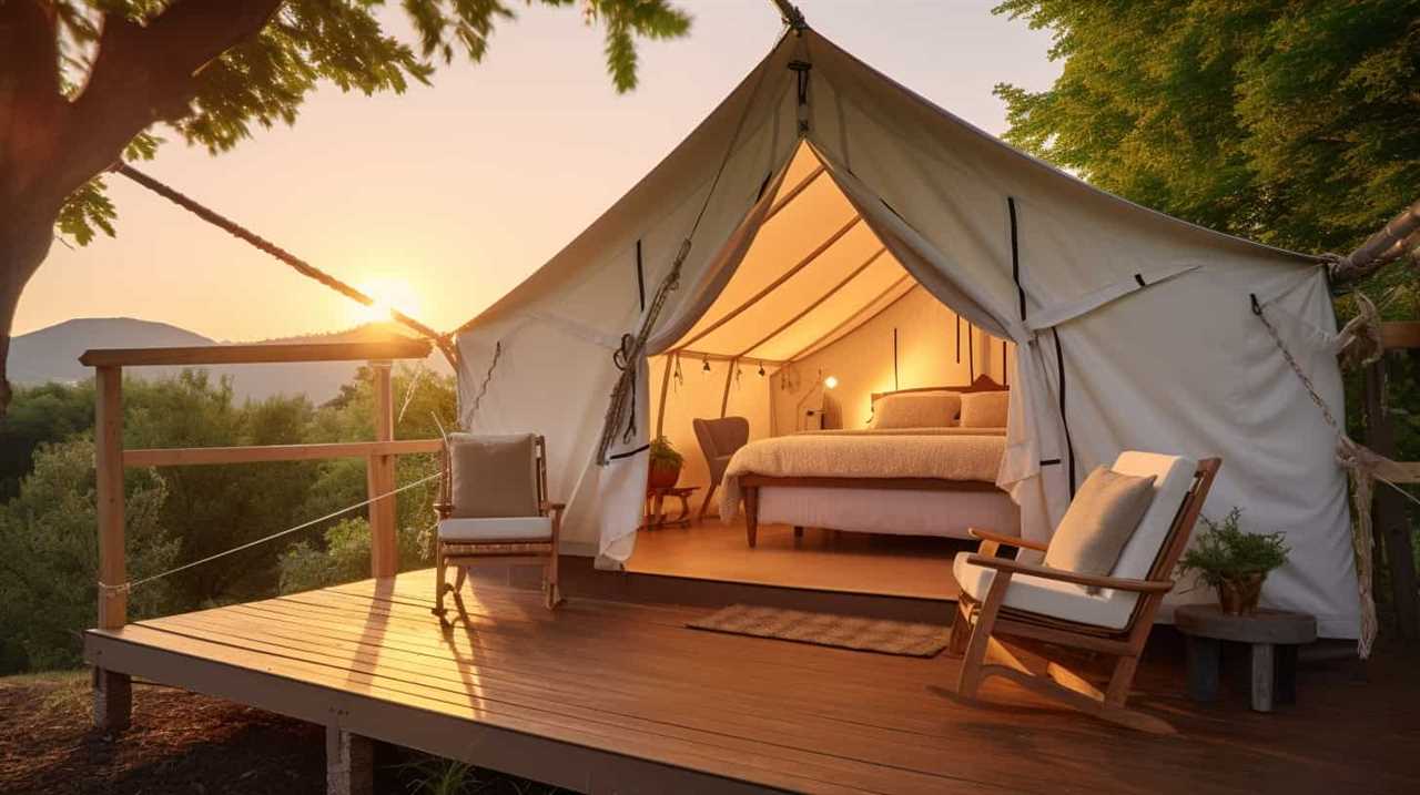 glamping tents for hire