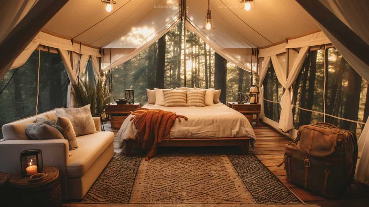 glamping definitions synonyms