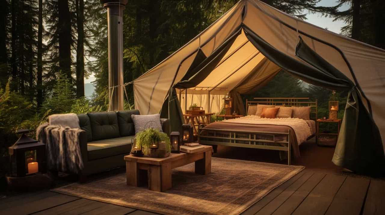 glamping with hot tub near me