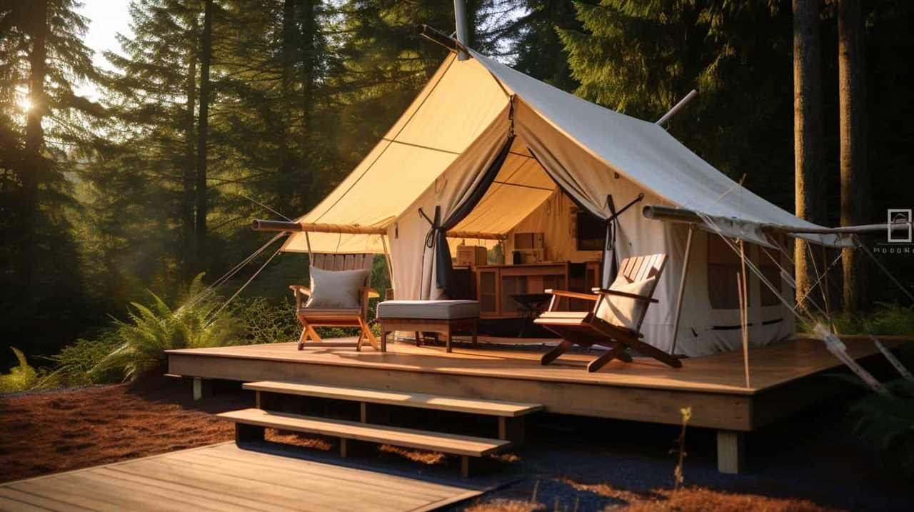 glamping tents near me