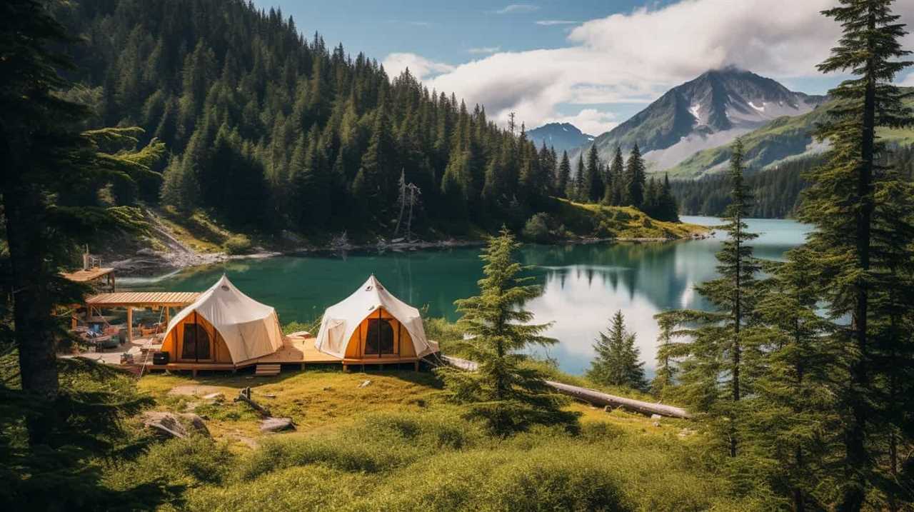 Glamping Thorsten Meyer Create an image showcasing a lush secluded glampi d3bd5094 fdb3 496a 8e63 56192d6bed22 IP410930 3