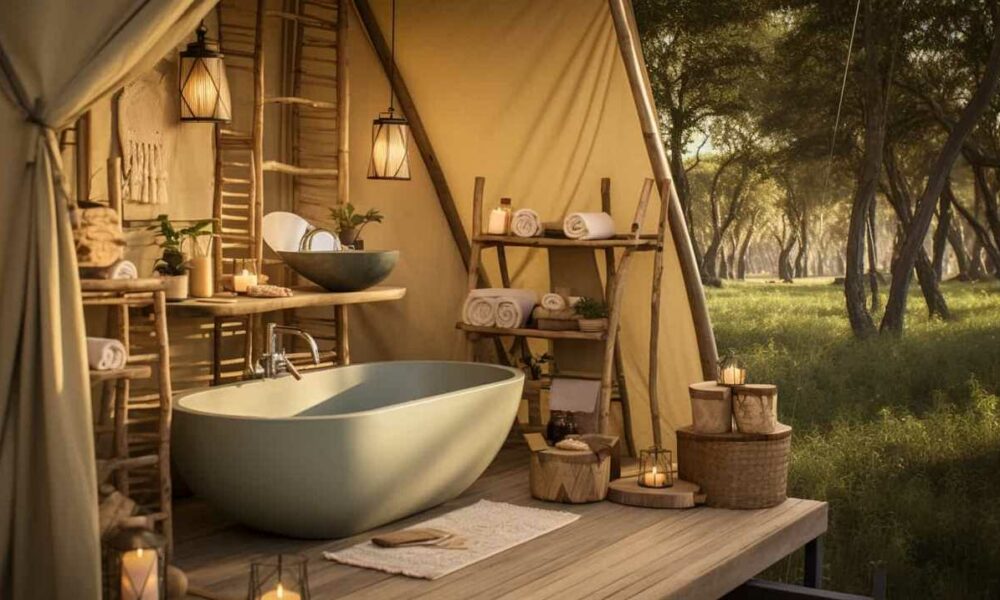 Glamping Thorsten Meyer Create an image showcasing a luxurious glamping b bc08b6fd 8600 4b97 bbe6 e681cf0b1416 IP410950 2