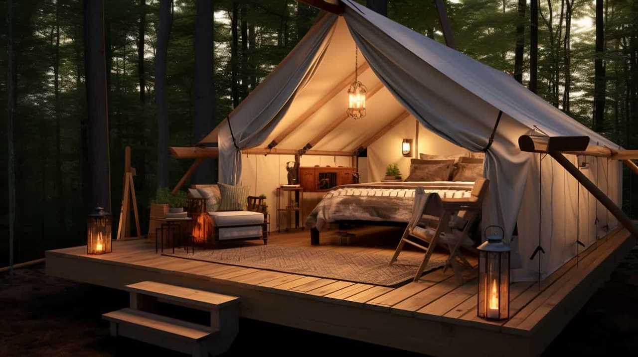 glamping tents for hire
