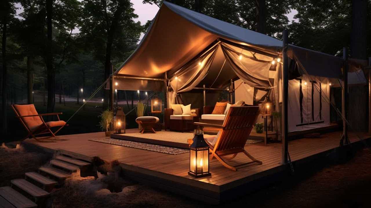 Glamping Thorsten Meyer Create an image showcasing a luxurious glamping t 38837a9d da00 4fed 9aac ffc17954a2d6 IP411000 1