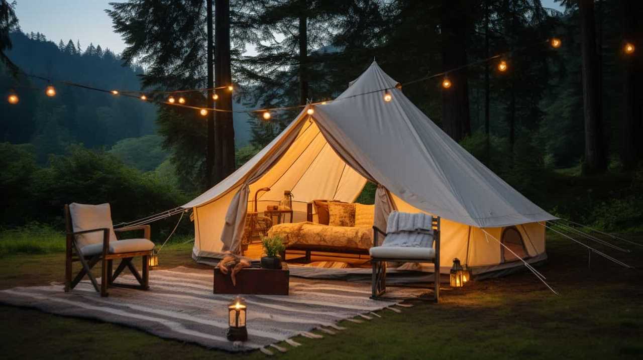 glamping with hot tub near me