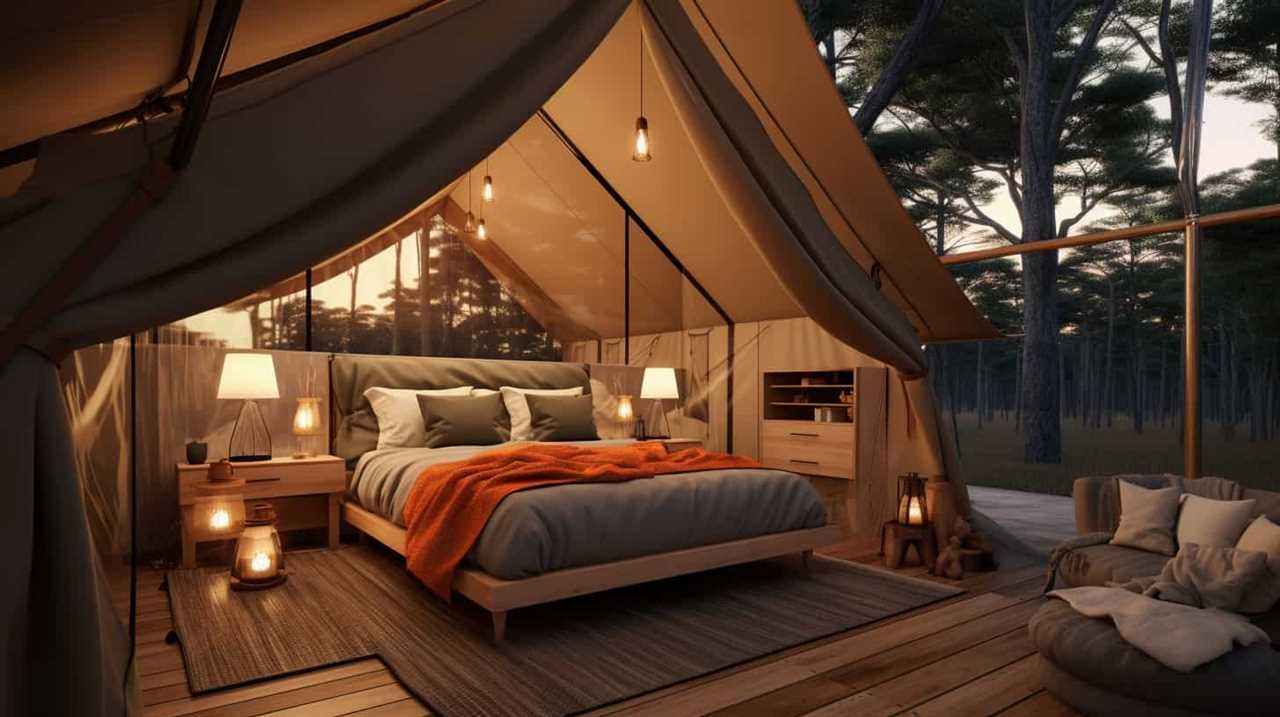 glamping tents near me