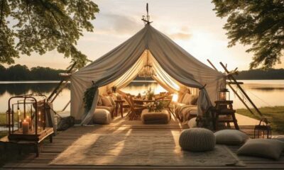 Glamping Thorsten Meyer Create an image showcasing a luxurious tent for g 5fd3a8d9 31fe 4fe3 b9aa f5b5ea6738a6 IP411027