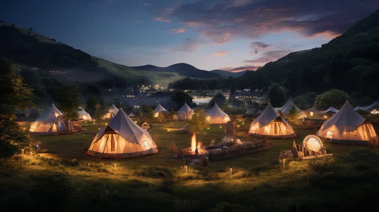 glamping tents near glacier national park