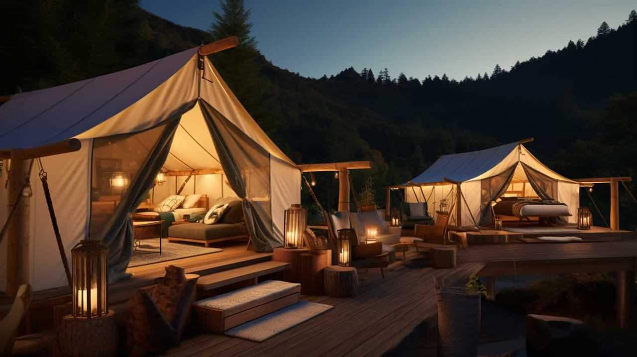 glamping tents