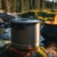 camping pot for boiling water