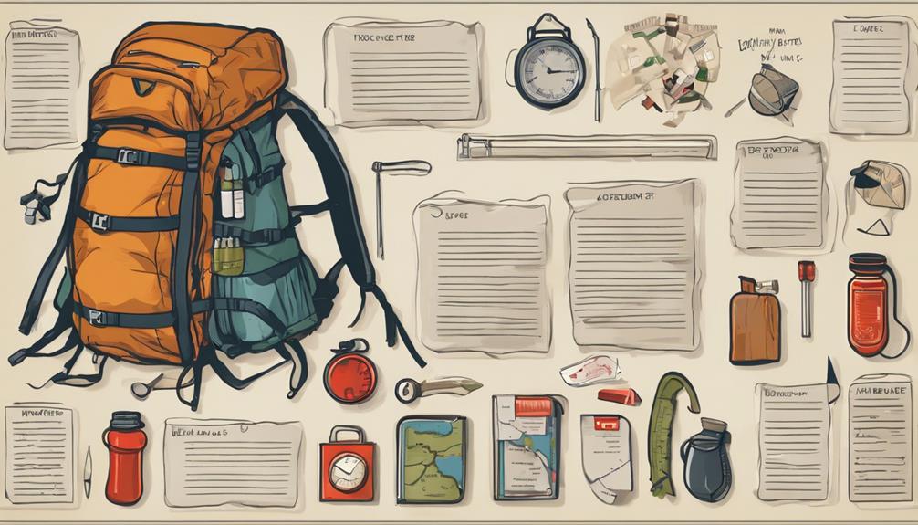 packing for outdoor adventure