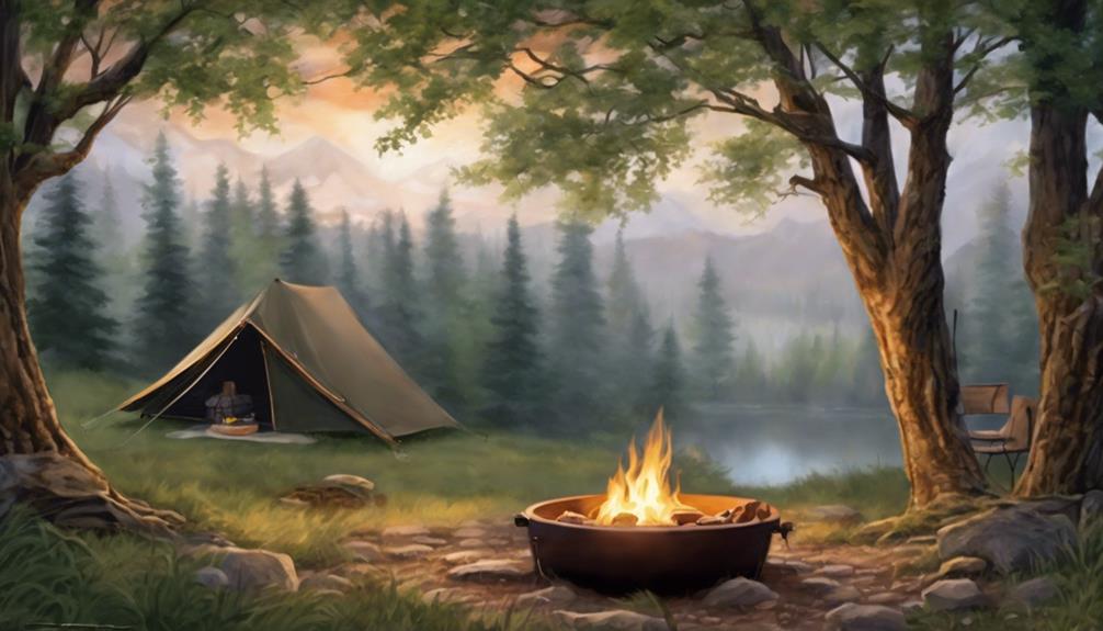 selecting the perfect camping spot