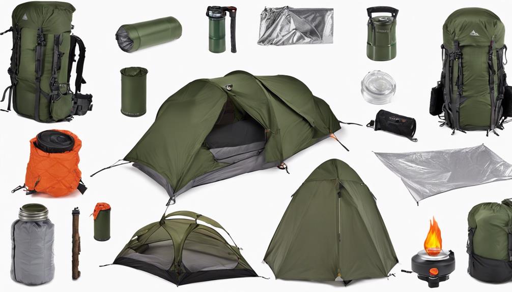 stealth camping equipment list