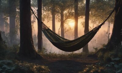 stealth camping with hammocks