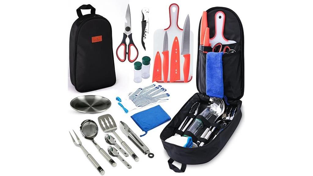15 Best Camping Equipment Essentials for Your Next Adventure 9 21 piece camping cooking set