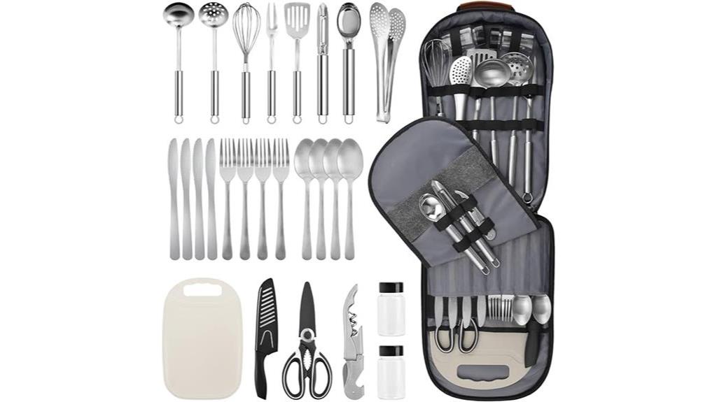 27 piece camp kitchen set