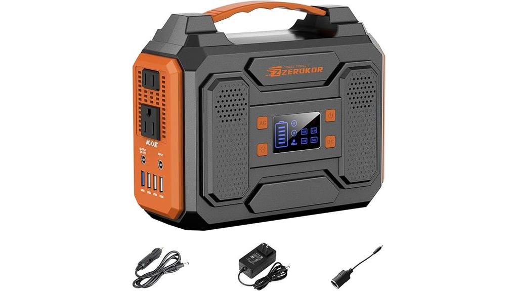 300w solar portable generator