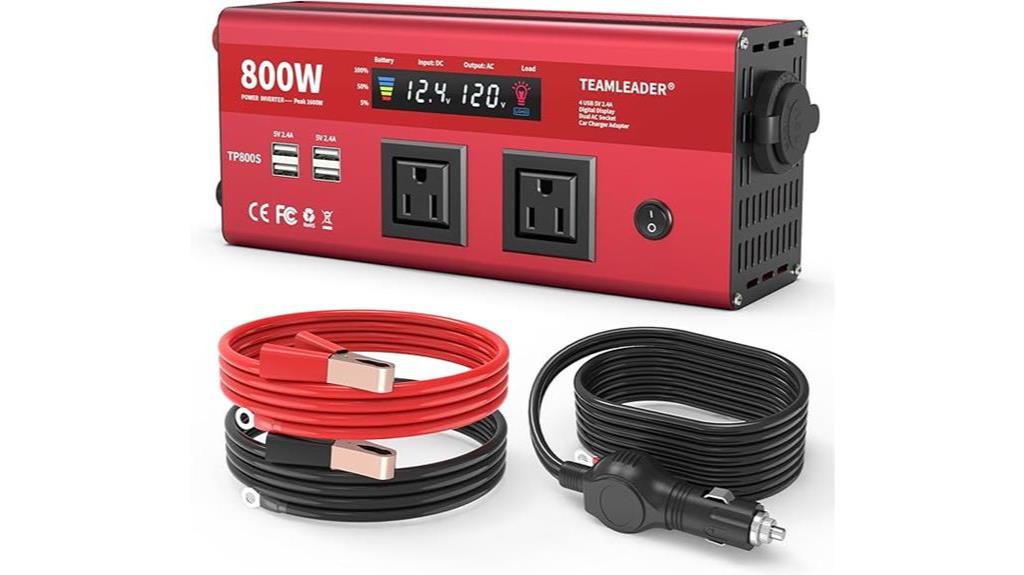 800w power inverter 12v