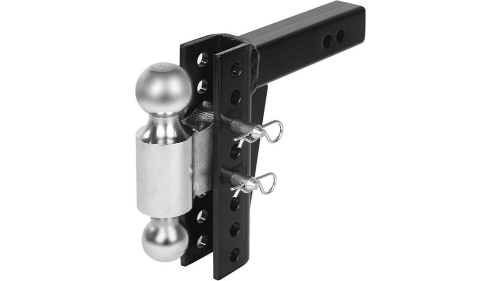 adjustable dual ball mount