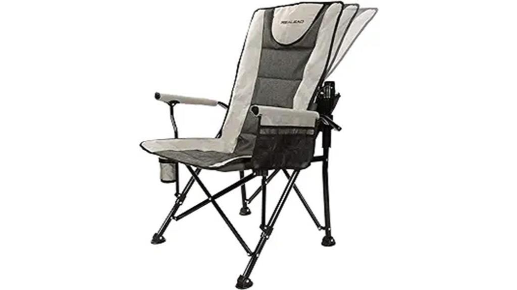 adjustable oversized folding chair